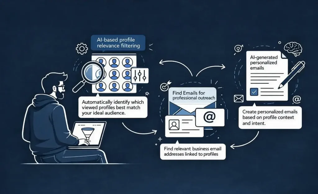 Linkyfy.ai helps with AI driven multichannel outreach