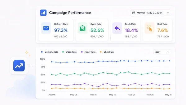 Deliverability and Reply Rate Analytics