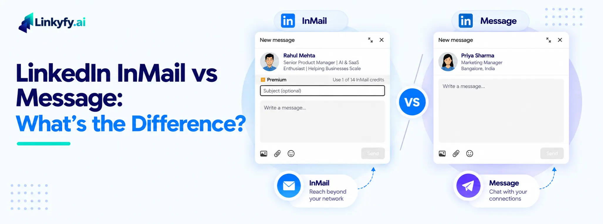LinkedIn InMail vs Message