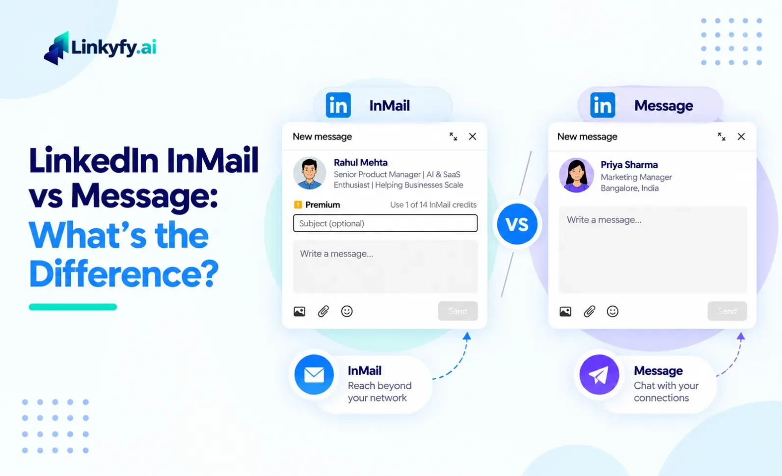 LinkedIn InMail vs Message What's the Difference