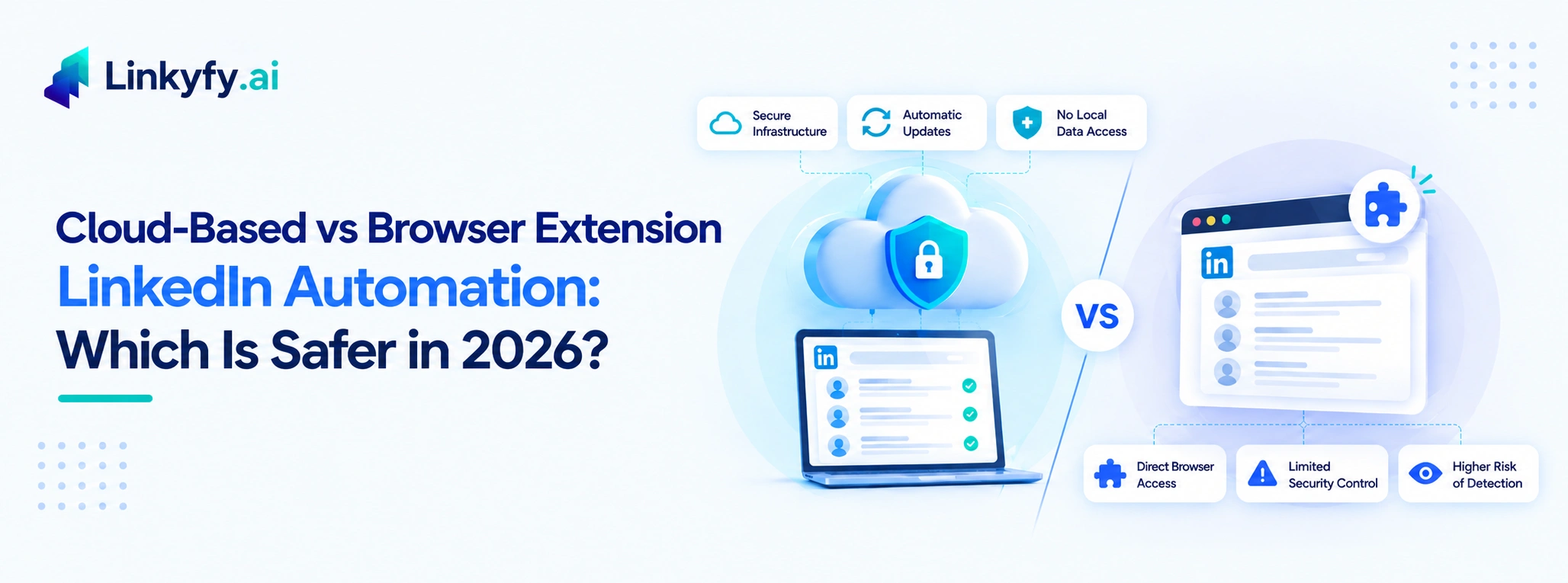 Cloud-Based vs Browser Extension LinkedIn Automation