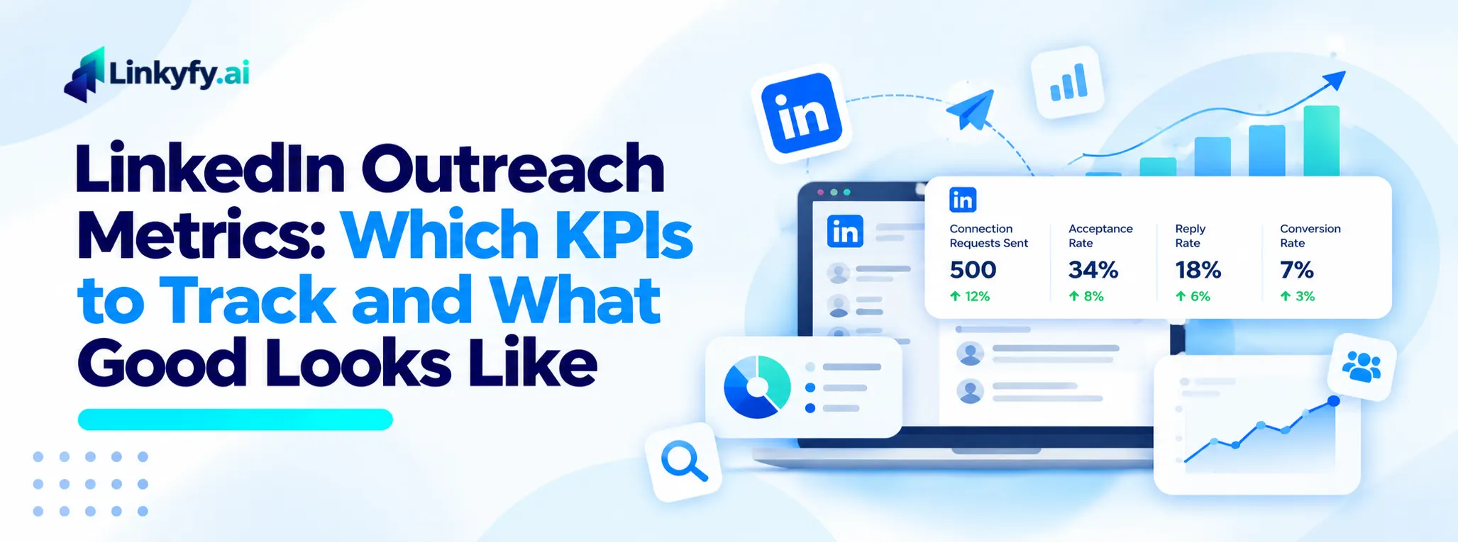 LinkedIn Outreach Metrics: Which KPIs to Track and What Good Looks Like Banner